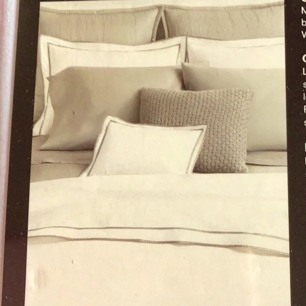 Ralph Lauren Spencer Border Sateen EuroSham.